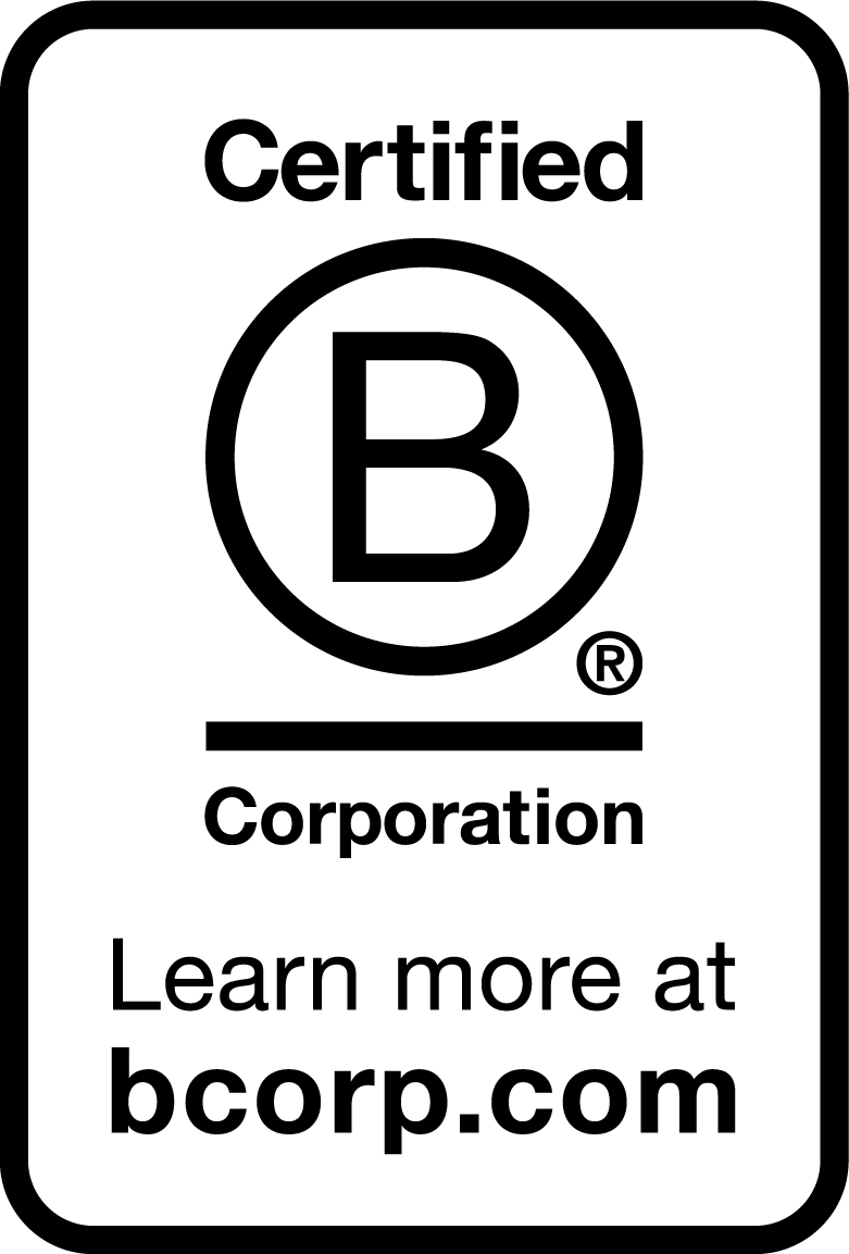 Certified B Corporation - learn more at bcorp.com